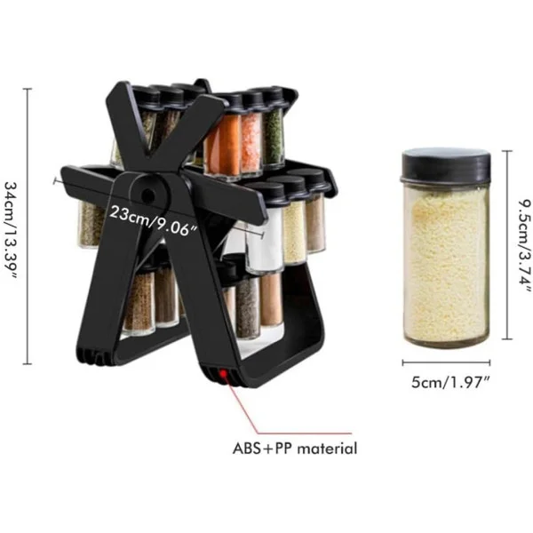 Карусель для спецій 18 відсіків Spice Rack