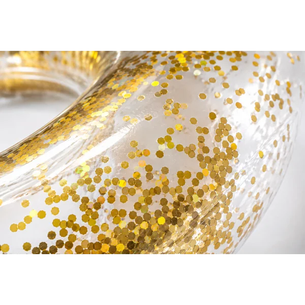 Надувний круг Intex 56274 Glitter Tube 119 см з блискітками