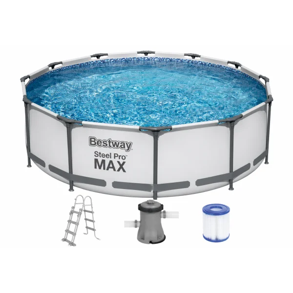 Каркасний басейн Bestway 56418 Steel Pro MAX 366×100 см