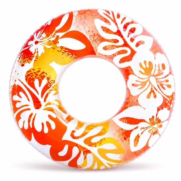 Надувний круг Intex 59251 Tropical Flowers 91 см
