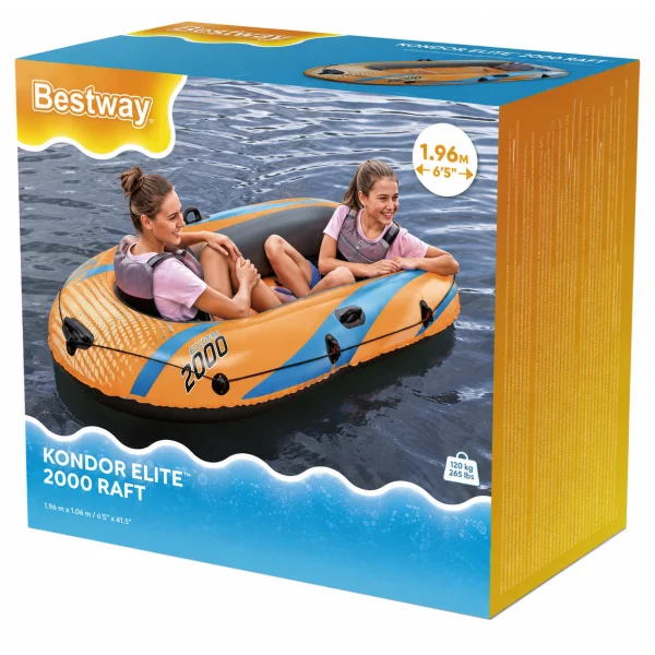 Надувний човен Bestway 61139 Kondor Elite 2000 Hydro Force 196 x 106 см