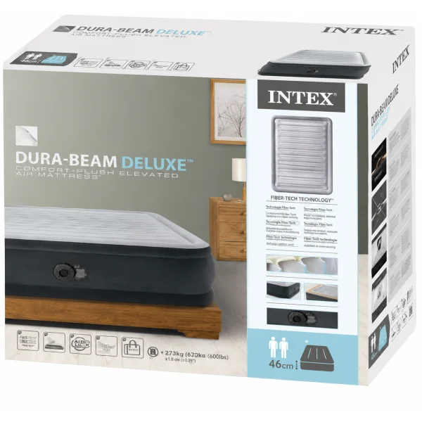 Надувне ліжко Intex 64414 152×203×46 см 