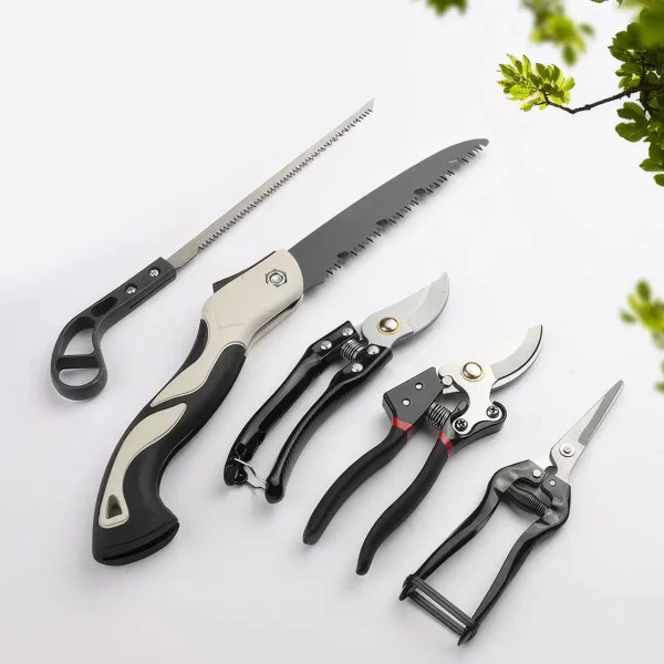 Садовий набір 5 в 1 Garden Set SK-5 — секатори, ножиці та пилка
