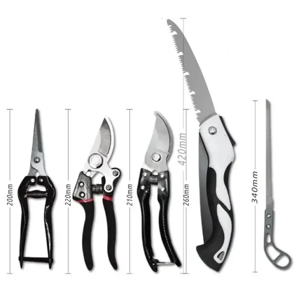 Садовий набір 5 в 1 Garden Set SK-5 — секатори, ножиці та пилка