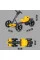 Складаний електромобіль на акумуляторі 6V 4.5Ah Go-Kart Жовтий