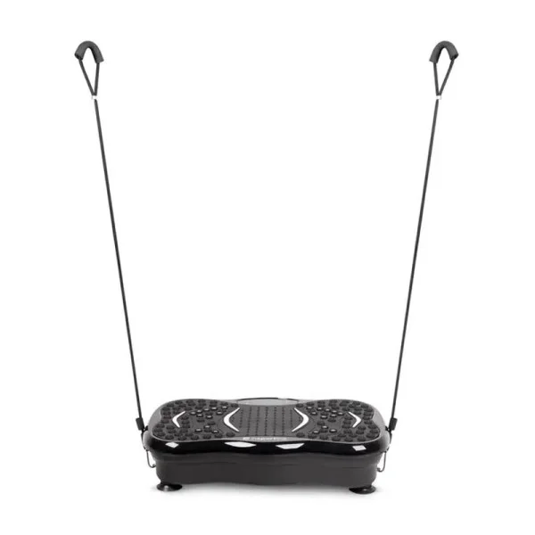 Тренировочная виброплатформа с Bluetooth и эспандерами для фитнеса и похудения