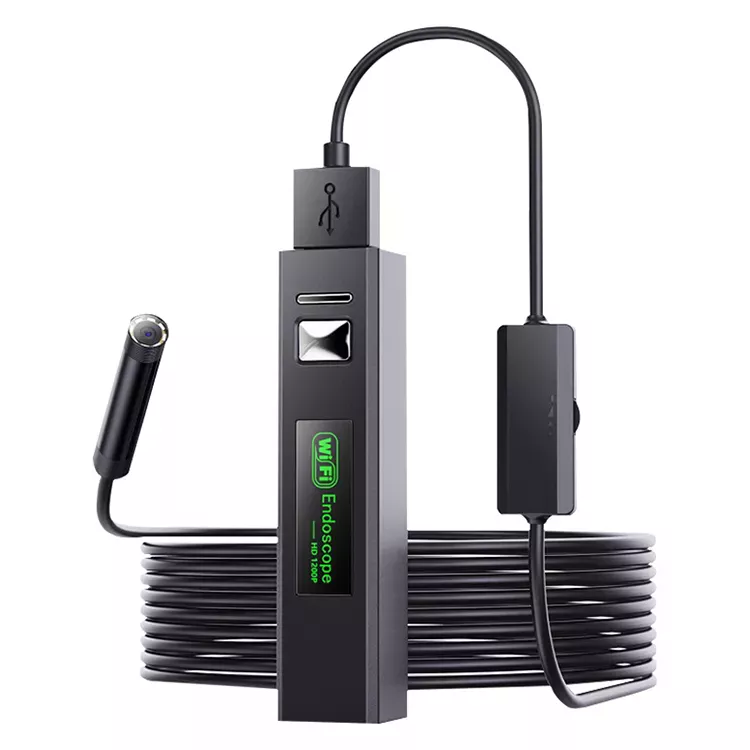 WIFI ендоскоп з жорстким кабелем 3.5 м F150 з LED підсвіткою 8 мм для Android iPhone Windows