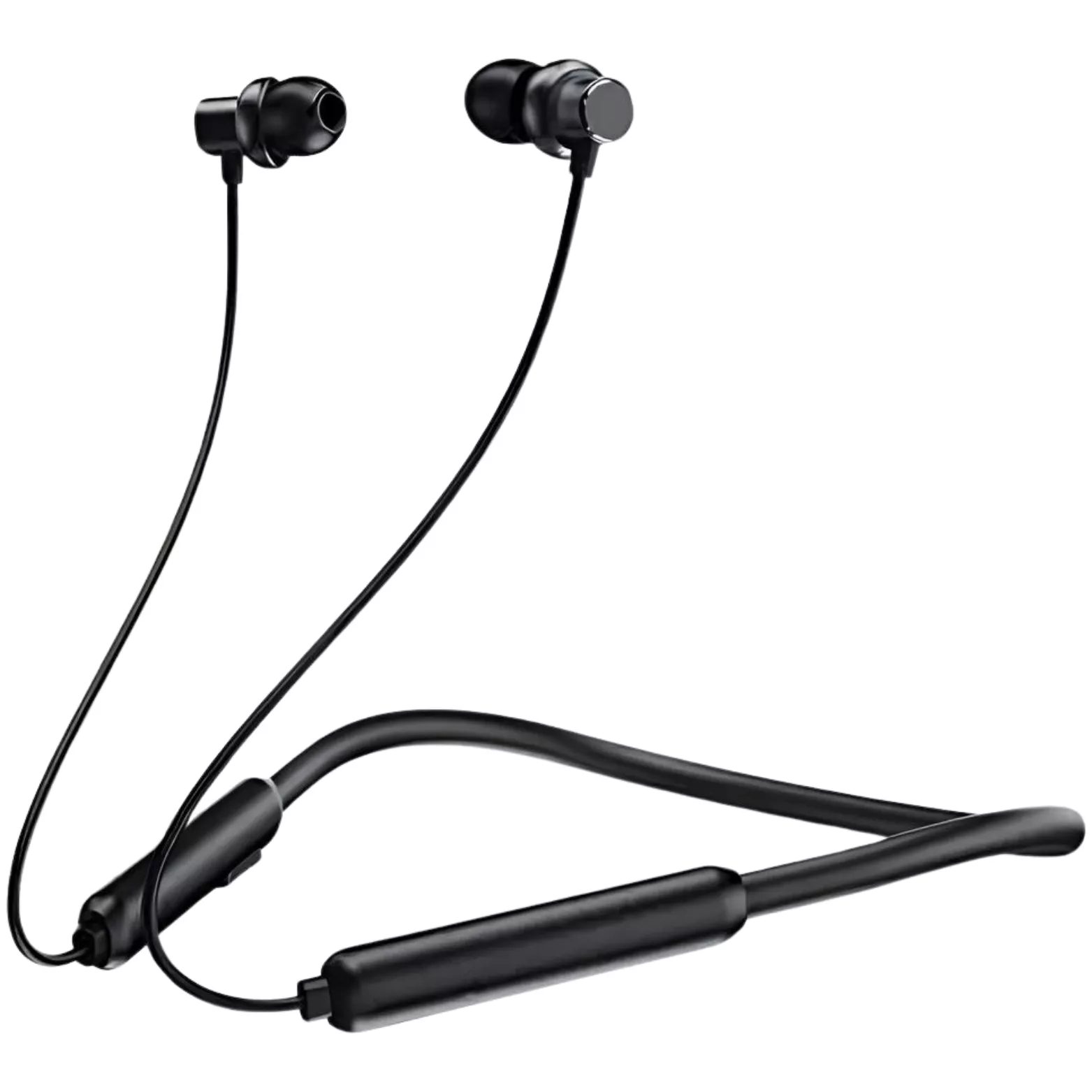 Беспроводные вакуумные наушники SPORT Bluetooth черные с микрофоном